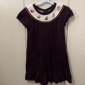 Gymboree Pups and Kisses Sweater Dress